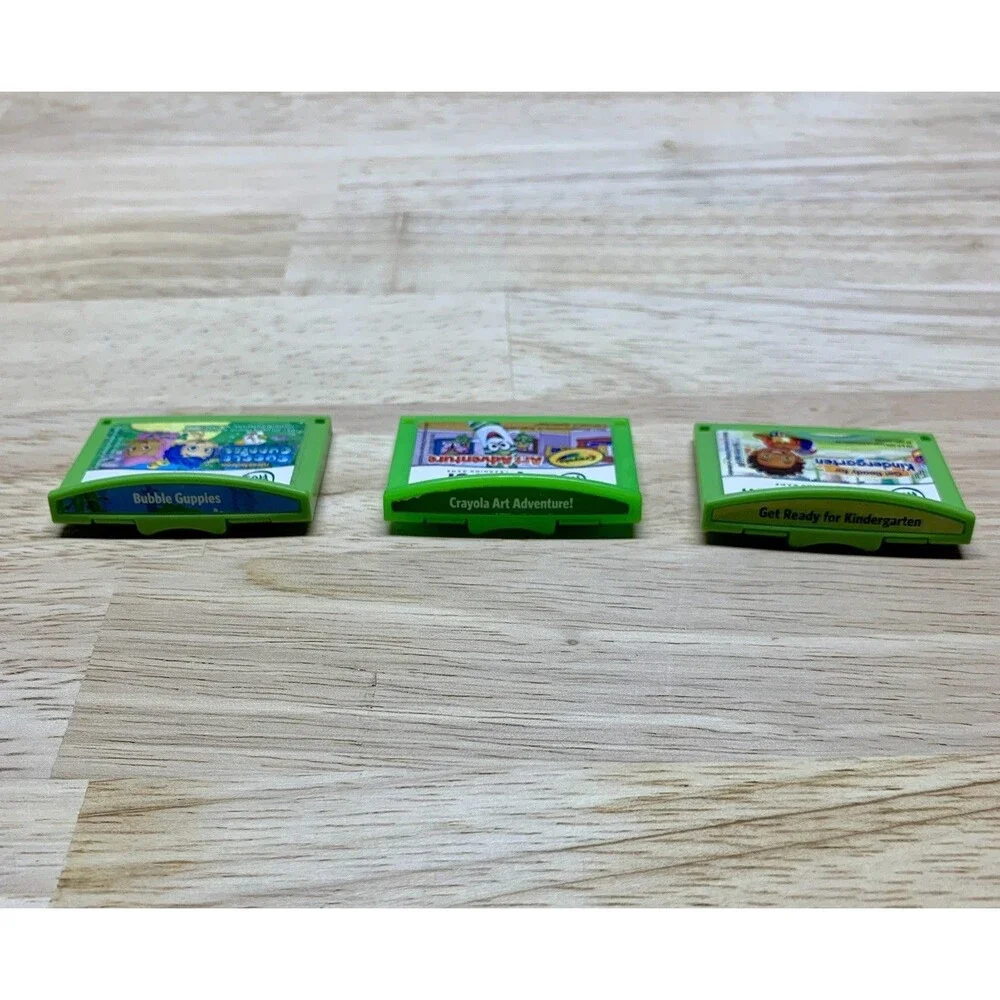 LeapFrog Game Cartridge Bundle 3 Games Kindergarten Art Science